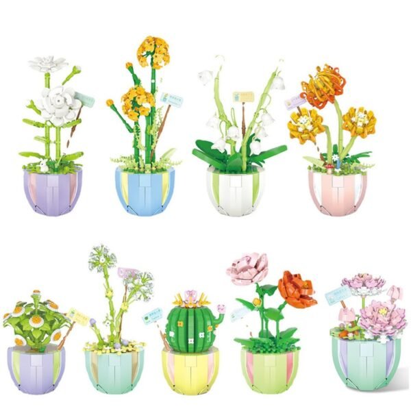 Ensemble de Fleurs en Blocs - 12