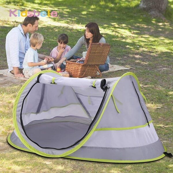 Tente de Voyage pour Bébé avec Protection Solaire - 1
