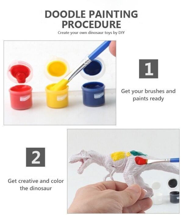 Kit Peinture Dinosaure 3D - 4