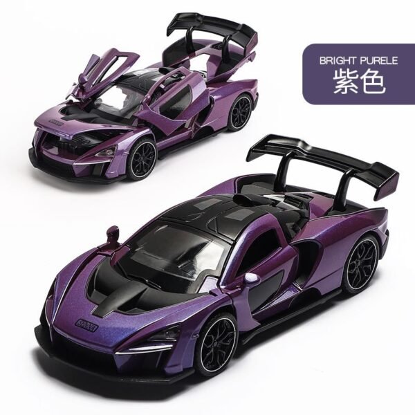 Voiture de Course Miniature en Alliage - 4