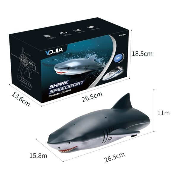 Bateau télécommandé requin - 1