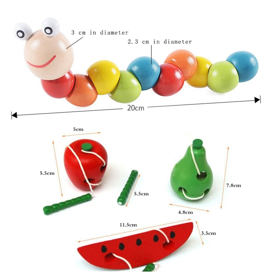 Puzzle Ver Mangeant un Fruit - 28