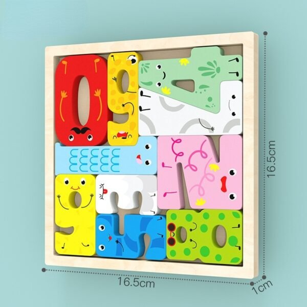 Puzzle 3D en Bois Animaux et Véhicules - 1