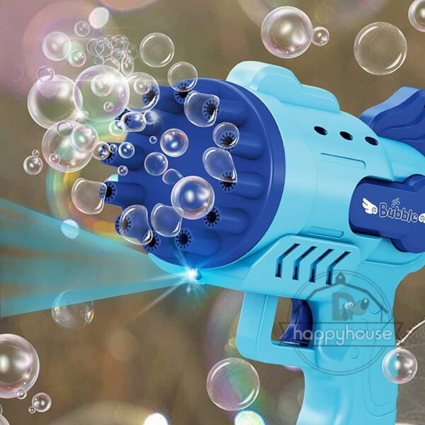 Pistolet à Bulles Gatling avec Lumière
