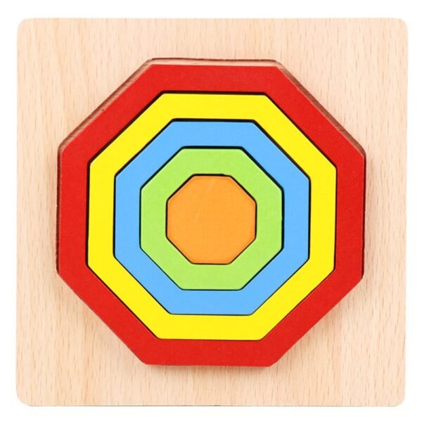 Puzzle de formes en bois - 2