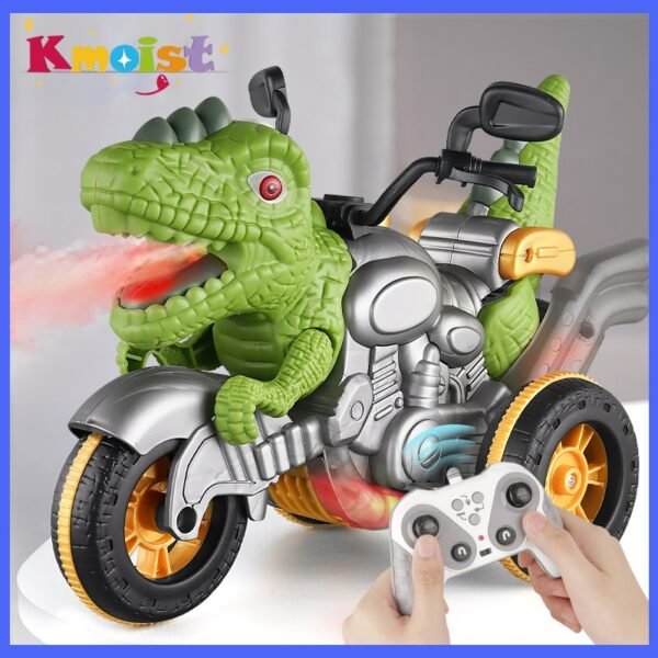 Moto Dinosaure Télécommandée avec Effets - 5