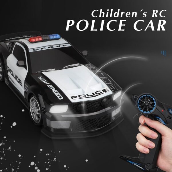 Voiture de Police Télécommandée - 2