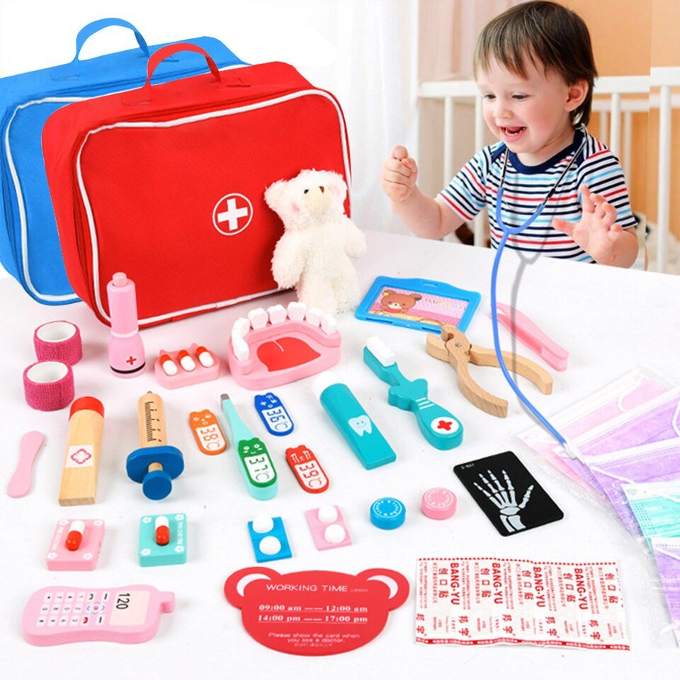 Kit de Médecin en Bois