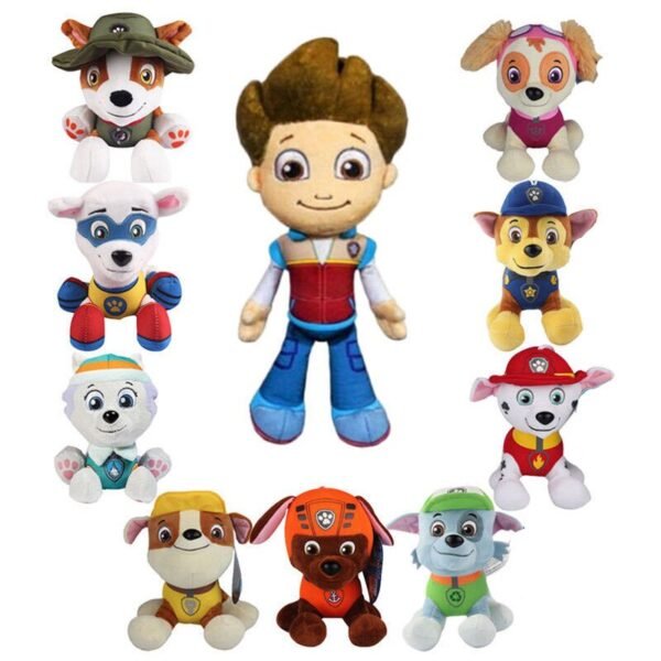 Peluches Patrouille de chiots style Tang (ensemble de 6) - 7