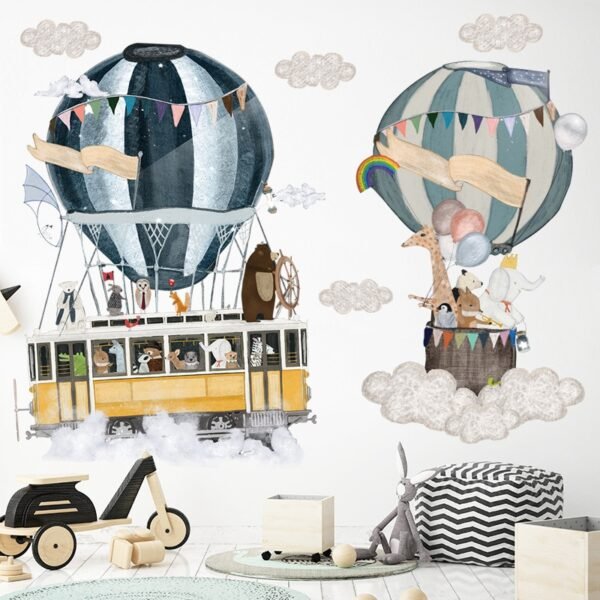 Autocollant Mural Voyage Cartoon - 1