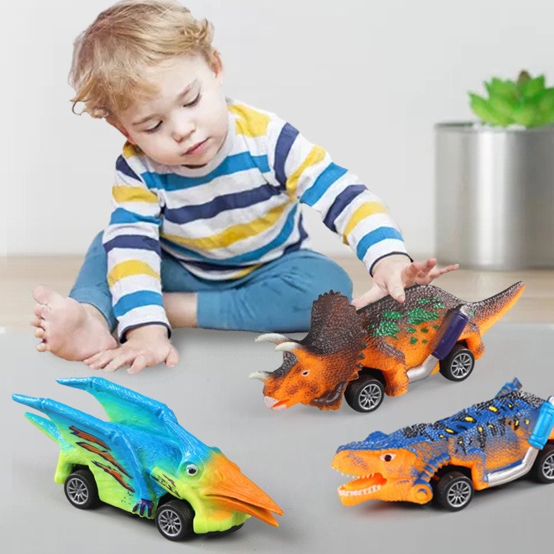 Voiture Dinosaure à Rétrofriction