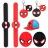 Set de porte-clés et jouets anti-stress Spiderman
