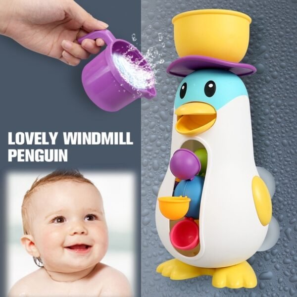 Jouets de Bain Pingouin et Canard - 1