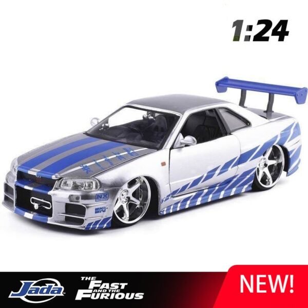 Modèle de Voiture Nissan GTR R34 Skyline 1:24 - 1