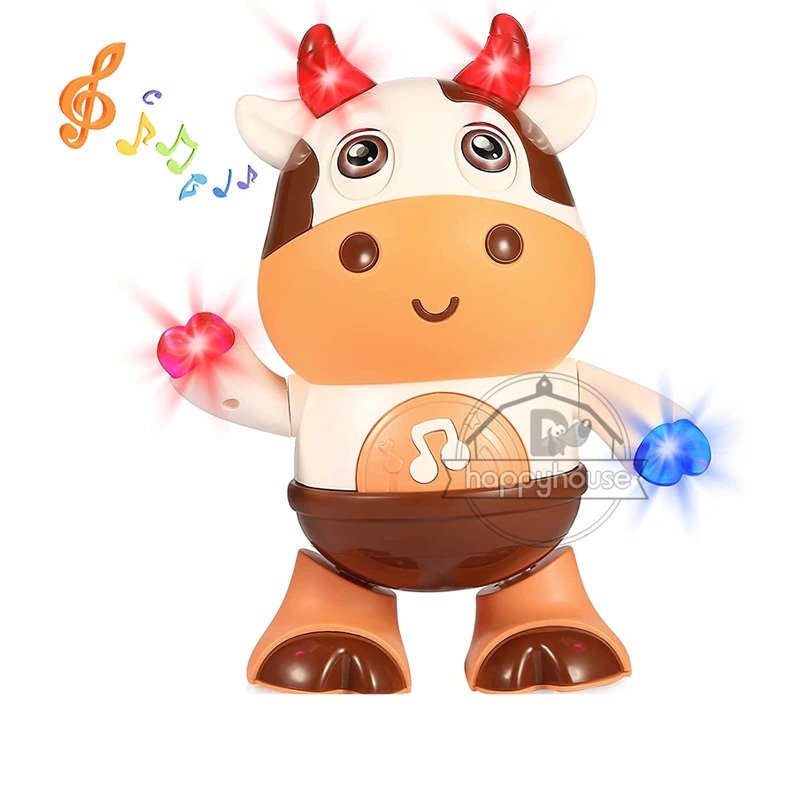 Vache Musicale Dansante avec Lumières LED